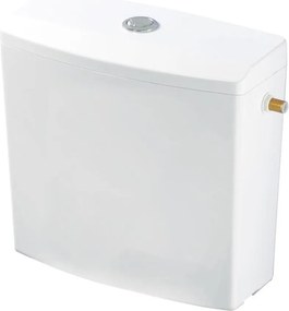 Rezervor pe vas WC Wirquin Reviso cu alimentare laterala alb lucios