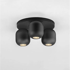 Plafoniera cu 3 spoturi metal negru MARLIN