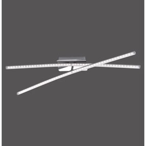 Lustră LED aplicată SIMON 2xLED/8W/230V crom mat Leuchten Direkt 11272-55