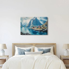 Tablou - Sat norvegian (90x60 cm)
