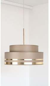 Lustră pe cablu TAMI 1xE27/60W/230V maro/auriu