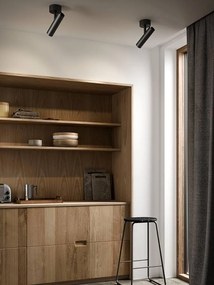 Spot aplicat directionabil design minimalist MIB 6 negru 2020666003 DFTP