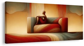 Tablou armonie abstractă de linii