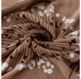 Lenjerie de pat din microfibra tip velur PAMPELINO maro deschis Dimensiune lenjerie de pat: 70 x 90 cm | 140 x 220 cm
