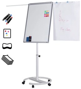 Jago Flipchart cu bază rotundă - 60 x 90 cm