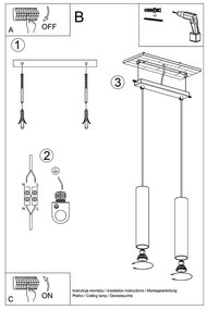 Lustră crem Castro – Sollux