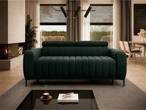 Canapea extensibila GANDI 160, stofa catifelata verde inchis - Element