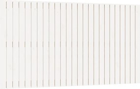 vidaXL Tăblie de pat pentru perete, alb, 159,5x3x90 cm, lemn masiv pin