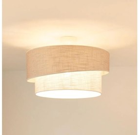 Lustră aplicată Brilagi DOVER SHINE 1xE27/15W/230V d. 50 cm gri/crem