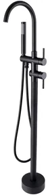 Baterie cada freestanding negru TRENDY S