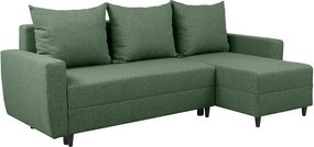 Coltar extensibil MALIN, universal, stofa clasica verde - Neve 34, cu