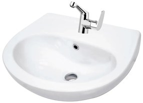 Deante - Lavoar suspendat JASMIN 45,7 x 36,4 cm + baterie pentru lavoar LEMON