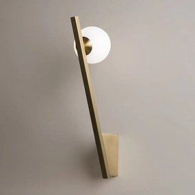 Aplica de perete design modern minimalist Kazimir auriu/alb
