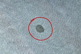 BAMBINO 2139 cerc covor lavabil - Fotbal pentru copii anti-alunecare - negru / alb - SECUNDAR-COTATI PRODUSUL