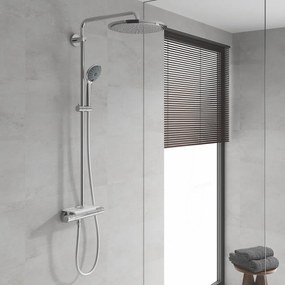 Coloana dus Grohe Vitalio Joy System 310, baterie termostatata, savoniera, crom - 26401000