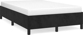 vidaXL Cadru de pat fără saltea Negru 120x190 cm catifea