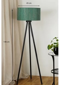 Brilagi - Lampă de podea BOSTON ROLLER 1xE27/15W/230V verde/auriu