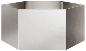vidaXL Jardinieră de grădină 104x90x45 cm oțel inoxidabil hexagonal