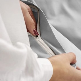 Față de pernă din satin de bumbac