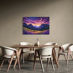 Tablou - Peisaj violet (90x60 cm)