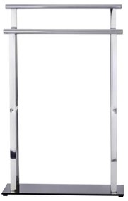 WENKO 22089100 – Cuier LAVA, 52 x 81,5 cm, inox/argintiu/negru