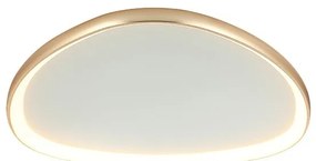 Plafoniera LED dimabila design slim Axel auriu 60cm