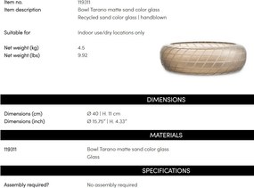 Vas decorativ LUX din sticla Tarano