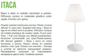 Lampa de podea exterior IP44 ITACA PT1 180953