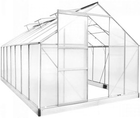 Seră din policarbonat 250 x 430 x 124/205 cm