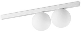 Plafoniera moderna stil minimalist Binomio pl2 alba