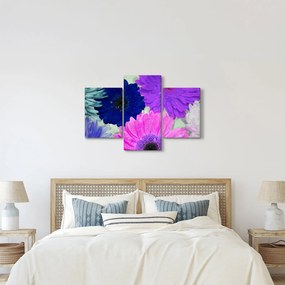 Tablou cu flori colorate (90x60 cm)
