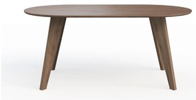 Masă de dining cu blat cu aspect de lemn de nuc 100x180 cm Lago – TemaHome