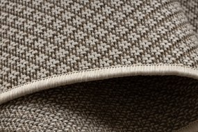 Covor sisal Floorlux 50002 Romburi şampanie si taupe
