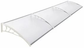 Marchiza copertina din policarbonat 300x90 cm-alb