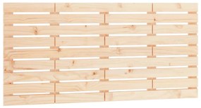 824738 vidaXL Tăblie de pat pentru perete, 156x3x63 cm, lemn masiv de pin