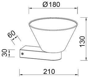 Aplica de perete LED design modern NEW YORK I
