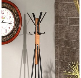 Cuier Myra Pakoworld, negru/maro, D40x160 cm