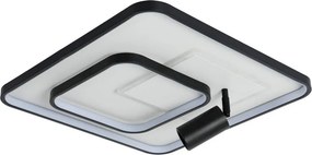 Brilagi - Plafonieră LED dimabilă UNITY LED/75W/230V + 1xGU10/3W alb/negru + telecomandă