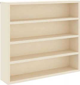 vidaXL Dulap de afișare pe perete Bej 40 x 8,5 x 37 cm Lemn compozit