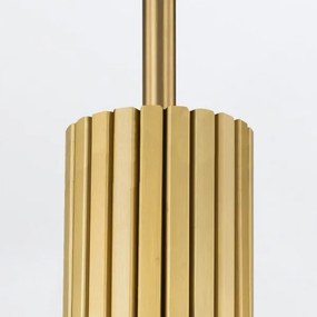 Elstead MARVELE-MP-AB-OPAL - Pendul cu tijă MARVELE 1xE14/40W/230V auriu