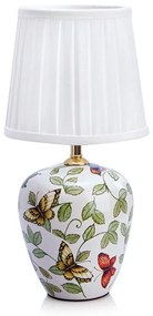 Veioză albă cu abajur textil (înălțime 33 cm) Mansion – Markslöjd