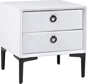 Noptiera, Masuta laterala design modern Cosmopolite, alb