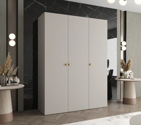 Dulap de haine 150 cm Parna 1 (Cașmir + Auriu). 1125876