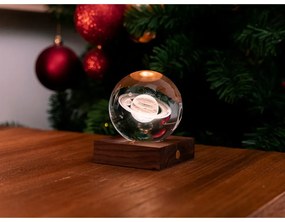 Decorațiune luminoasă maro închis cu USB Amber – Gingko