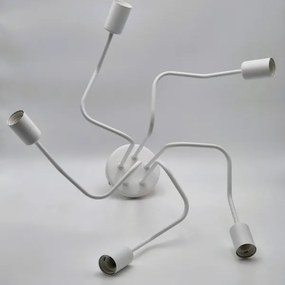 Lustră aplicată MATYLDA 5xE27/60W/230V alb