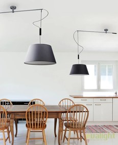 Lustra cu un pendul directionabil MALAGA BK