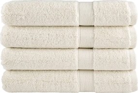 vidaXL Prosoape premium SOLUND 4 buc. crem 100x200 cm 600 gsm