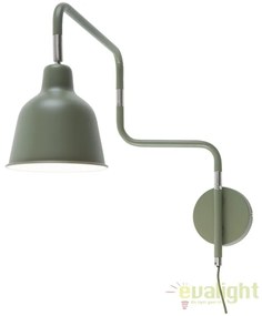 Aplica design modern cu brat articulat London verde LONDON/W/OG