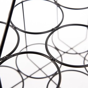 Suport pentru 6 sticle de vin din metal Radka – Orion