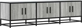 vidaXL Dulap TV, gri sonoma, 150x35x41 cm, lemn prelucrat și metal